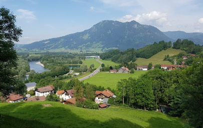 Unterkunft im Allgäu in einer Ferienwohnung